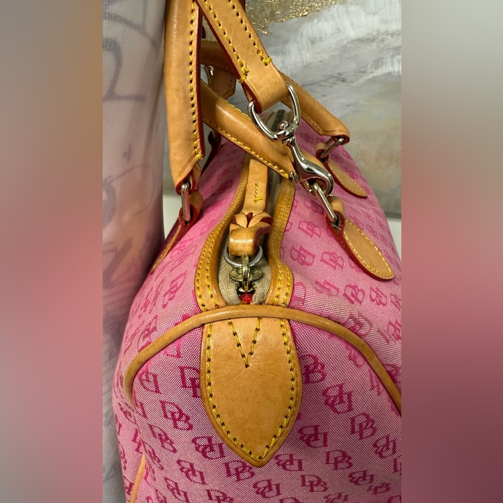DOONEY & BOURKE J5914567 Signature Canvas Bag, Pink - Picture 6 of 16